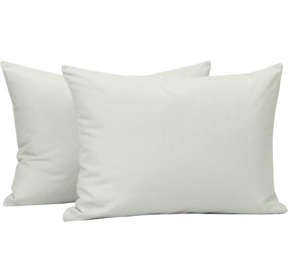 NTBAY Toddler Pillowcases Set 2 Light Grey 13x18 Zippered Microfiber